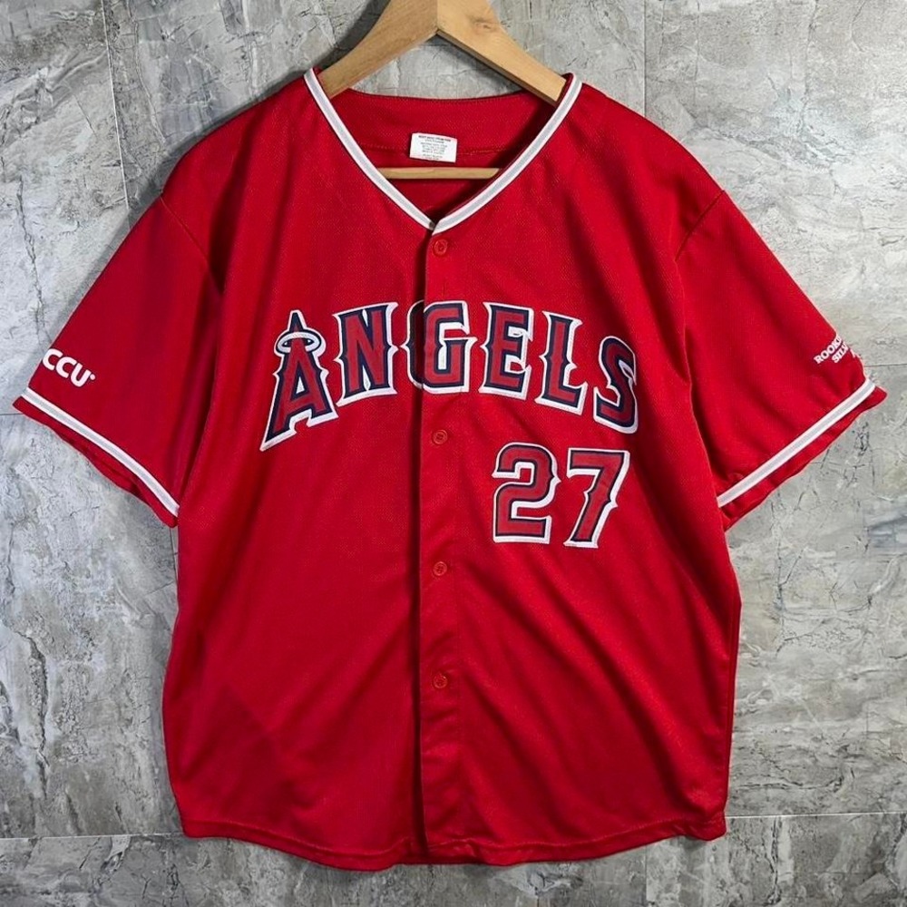 Los Angeles Angles Jersey Adult Extra Large XL Mike Trout 27 Baseball MLB Unisex